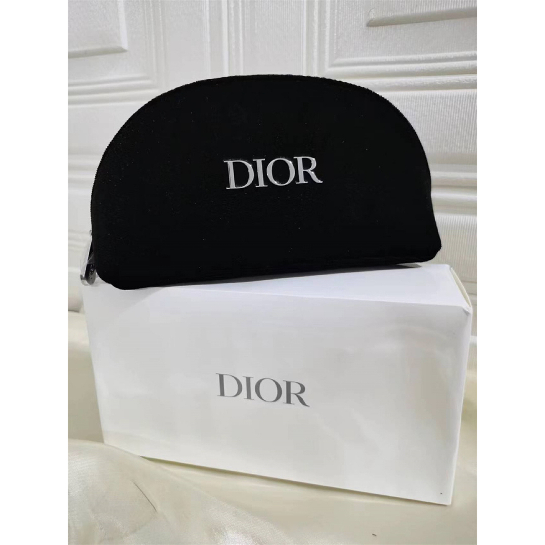 【新品未使用】最新 ディオール DIOR ポーチ ノベルティ ベロア ブラック