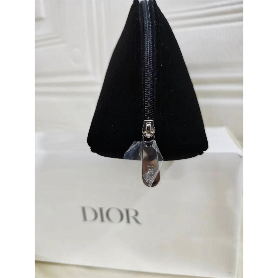 専用新品未使用 Dior クリスチャンディオール ポーチ ベロア生地 ブラック