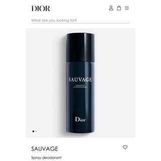 ディオール(Dior)の【新品未使用未開封】ディオール ソヴァージュ スプレー デオドラント 150ml(香水(男性用))