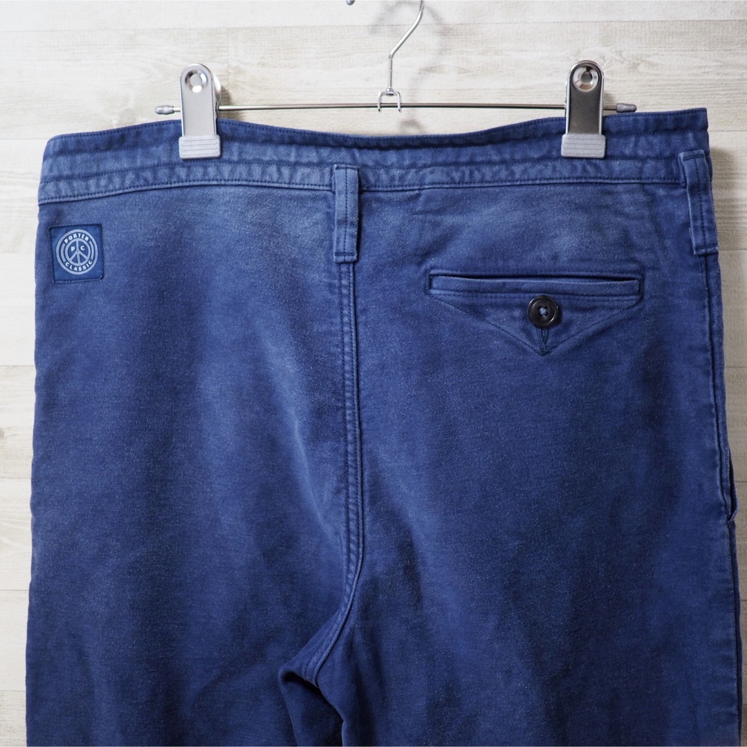 PORTER CLASSIC - PORTER CLASSIC 16AW Moleskin Pants-Blu/Sの通販 by