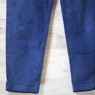 PORTER CLASSIC 16AW Moleskin Pants-Blu/S