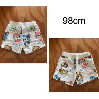 ザラキッズ(ZARA KIDS)の新品タグ付き　パウパトロール　バミューダパンツ　2-3歳　98cm(パンツ/スパッツ)