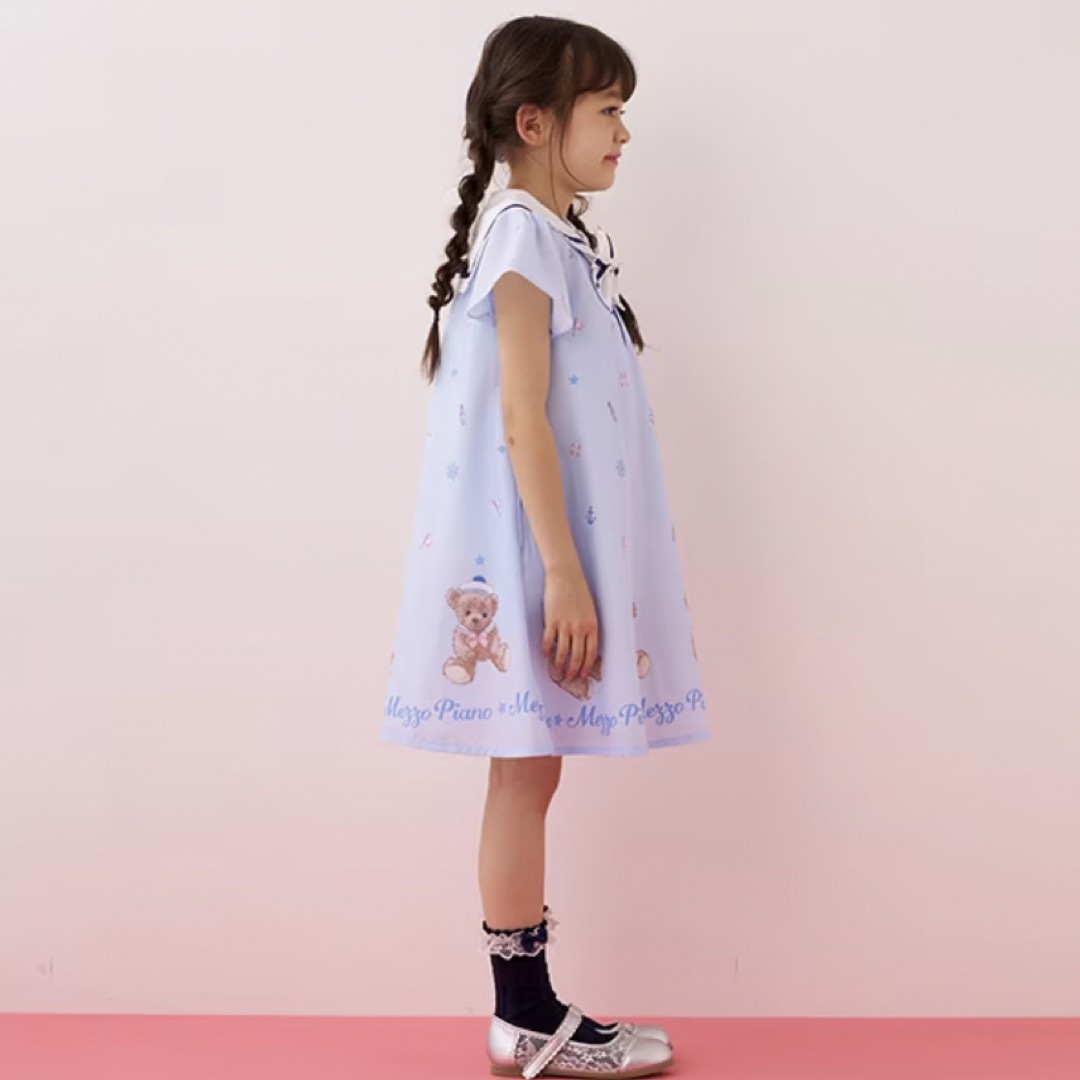 新品！メゾピアノ☆ワンピースキッズ服女の子用(90cm~)