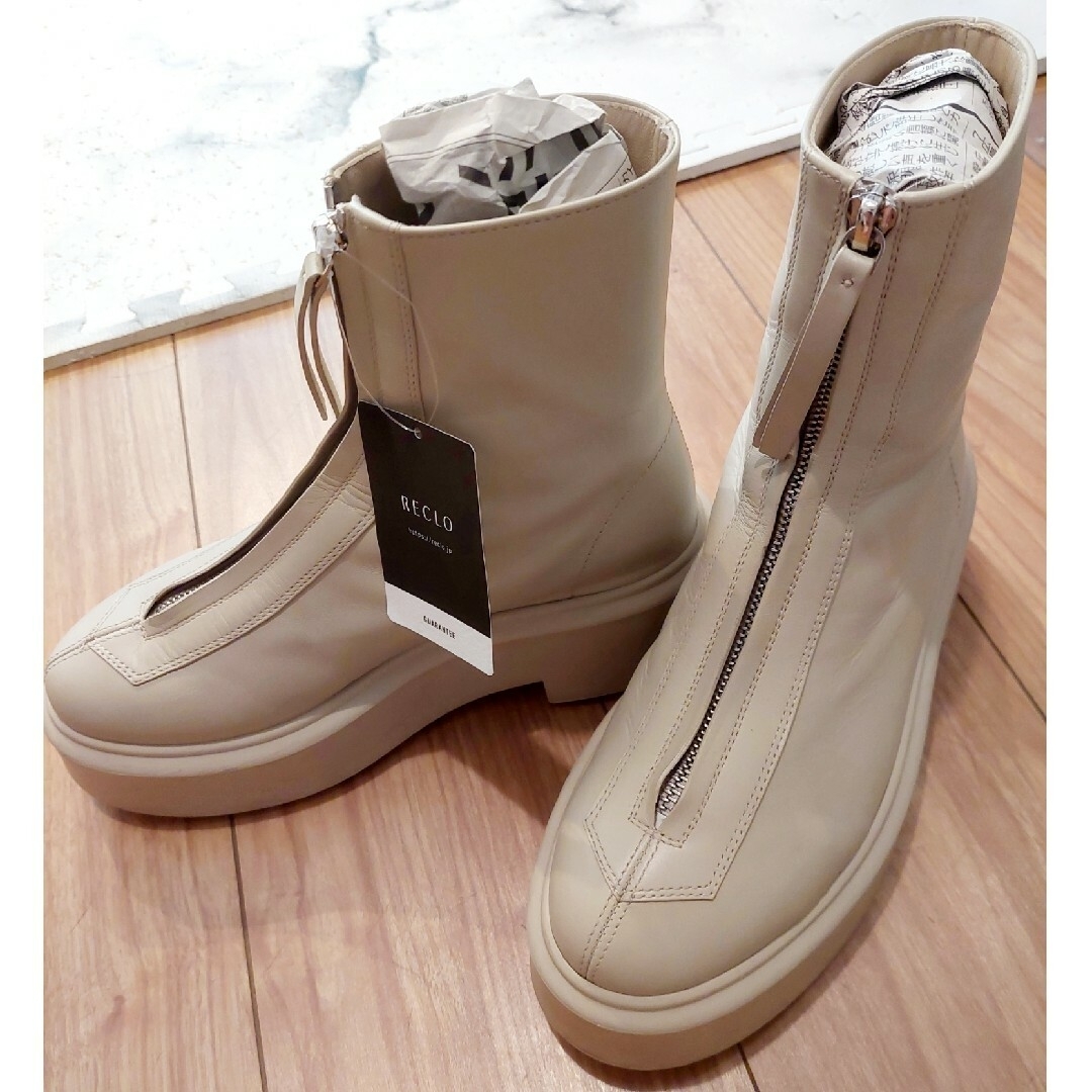 the row zipped boots 1 ベージュ、36.5 - ブーツ