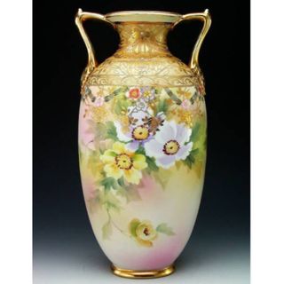 陶芸＊手描きオールドNoritake/フルーツ深鉢/日本陶器会社/