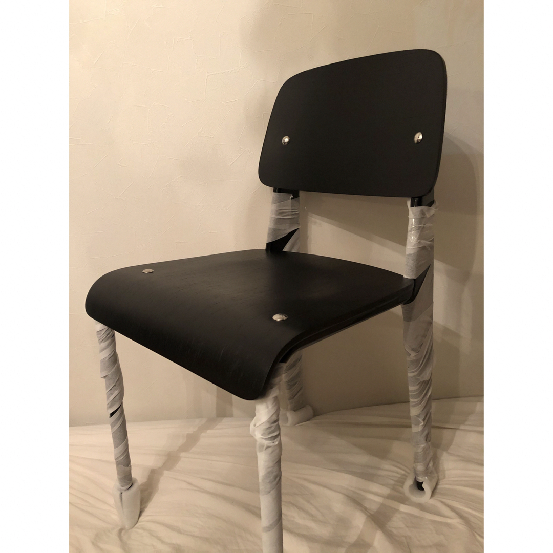 希少ブラック Jean Prouve STANDARD CHAIR リプロダクトSTANDA - 椅子