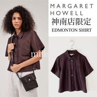 マーガレットハウエル(MARGARET HOWELL)の未使用 マーガレットハウエル 希少エドモントンシャツ 神南店限定商品 5.1万(シャツ/ブラウス(半袖/袖なし))