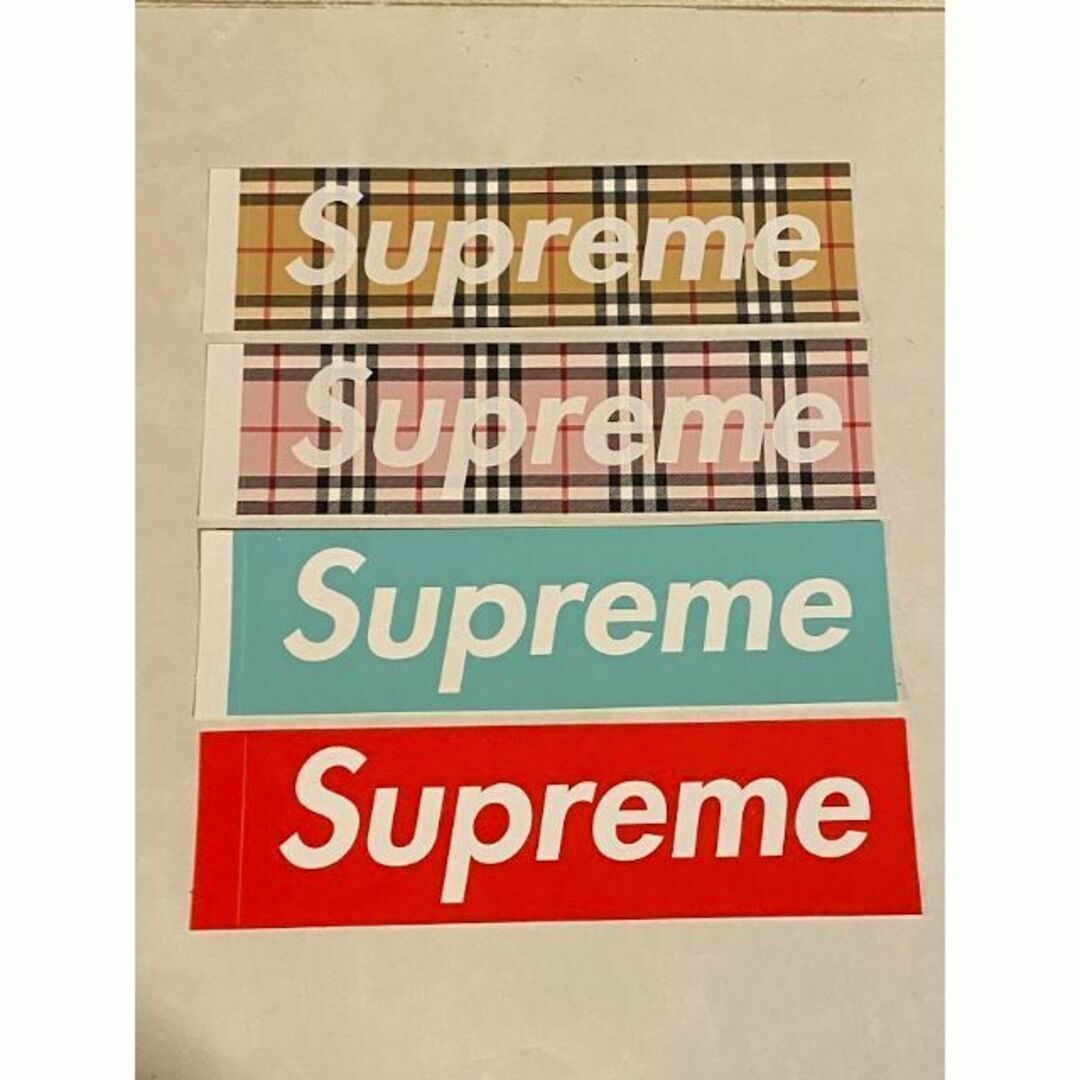 Supreme ステッカーセット Burberry Tiffany メンズのファッション小物(その他)の商品写真