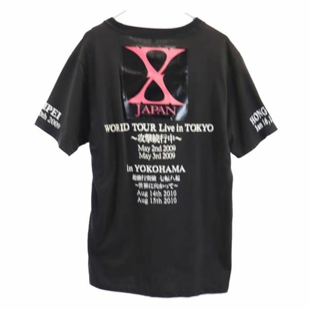 X JAPAN WORLD TOUR Live in TOKYO 2009 半袖 Tシャツ F ブラック系  ロックバンド バンT メンズ   【230730】 メール便可 1