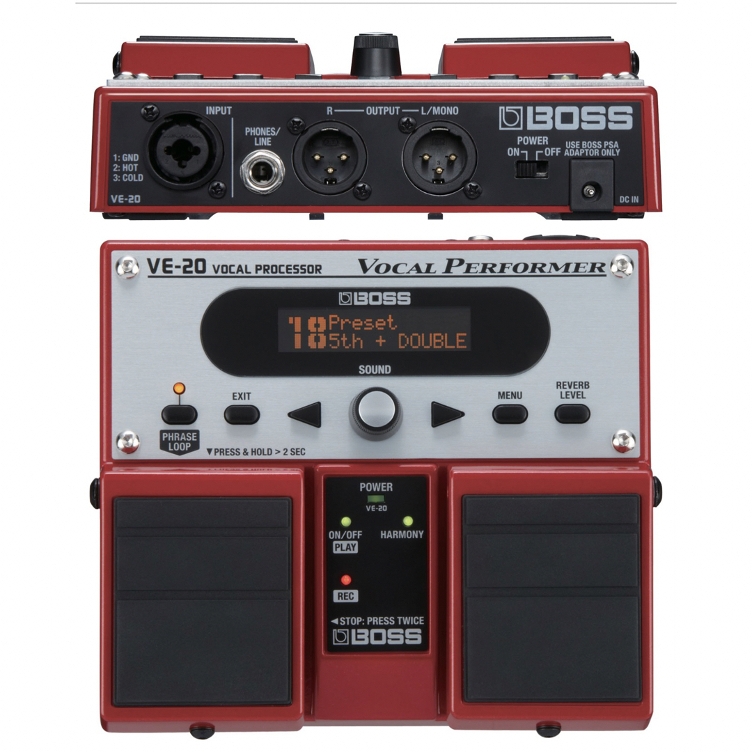 BOSS(ボス)のBOSS ボーカルエフェクター VE-20  楽器のレコーディング/PA機器(エフェクター)の商品写真