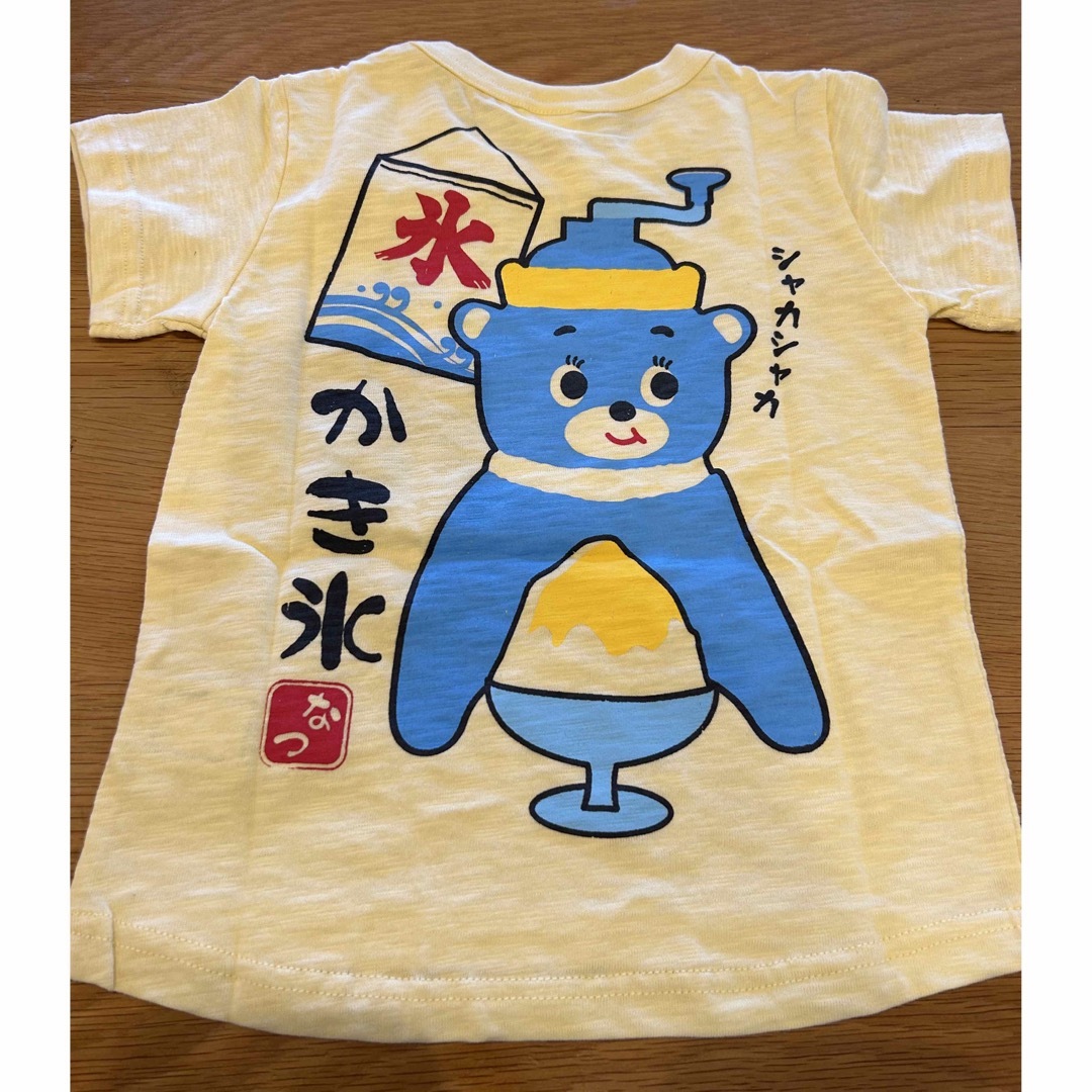 SiShuNon(シシュノン)のかき氷プリントTシャツ　120㎝ キッズ/ベビー/マタニティのキッズ服男の子用(90cm~)(Tシャツ/カットソー)の商品写真