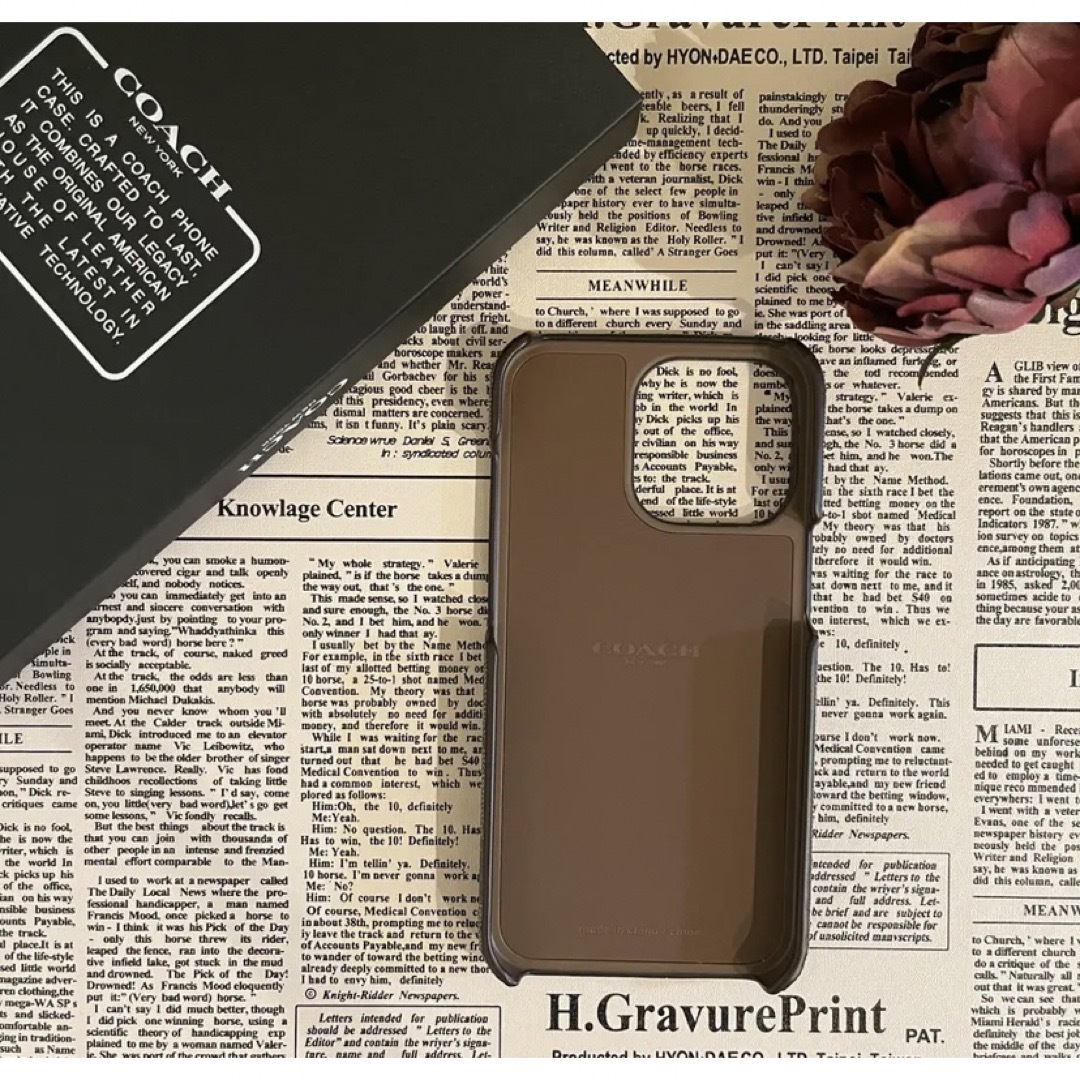 COACH - 【新品未使用品】COACH コーチ iPhone 13 pro 対応ケースの