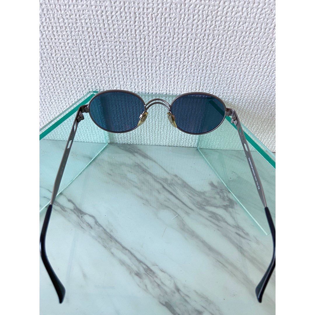 Emporio Armani - 00s 〜 Y2K emporio armani ブルーレンズラウンド