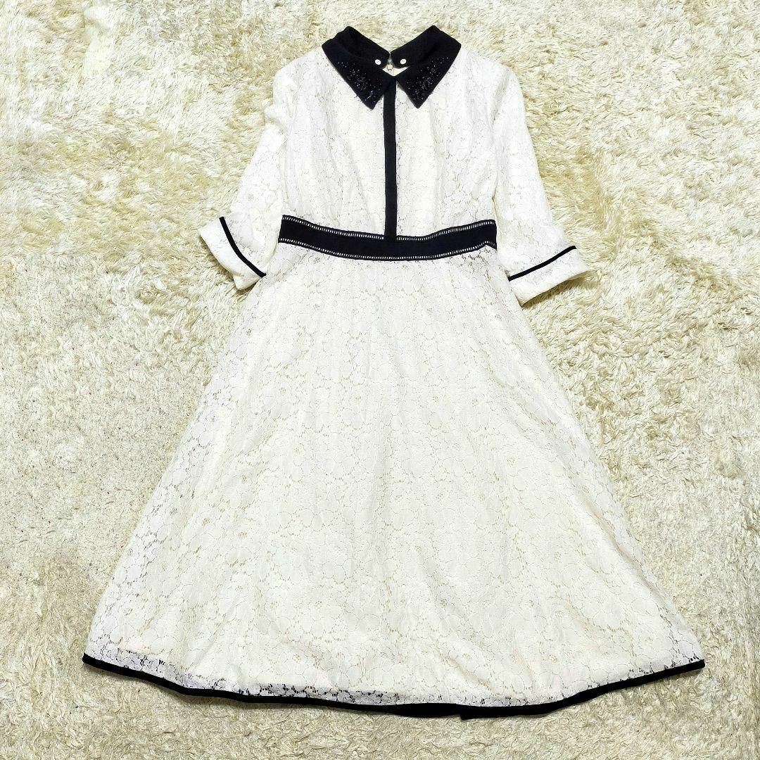 雑誌掲載品 アプワイザーリュクス 2way つけ襟 レースワンピース