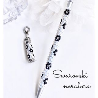 スワロフスキー(SWAROVSKI)のスワロフスキー　ボールペン　アロマディフューザー　ガラスペン　アロマ　香水(ペン/マーカー)