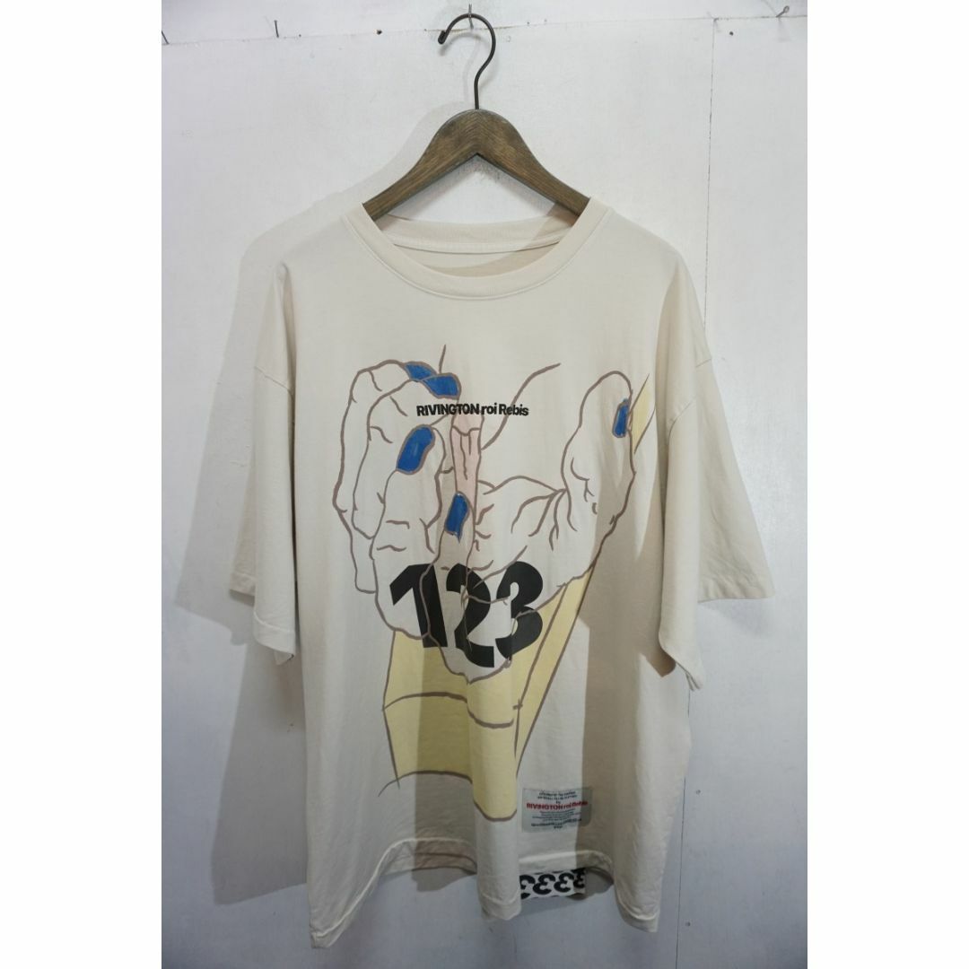 美品 正規23SS RRR123 リヴィントンロイレビス Tシャツ 715N▲2023SS定価