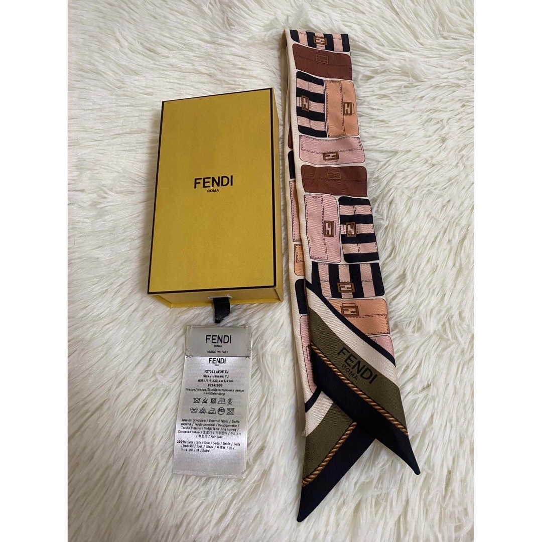 FENDI - FENDI ラッピー マルチカラーシルク バンドゥの通販 by yua's