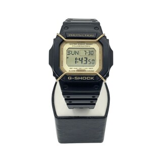 カシオ(CASIO)の〇〇CASIO カシオ ラバーズコレクション スクエアフェイス プロテクター付き デジタル クォーツ 腕時計 DW-D5600LC ブラック(腕時計(アナログ))