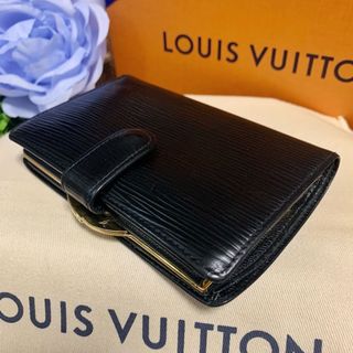 ルイヴィトン(LOUIS VUITTON)の⭐️美品⭐️ルイヴィトン　ポルトフォイユ・ヴィエノワ　エピ　ノワール　がま口財布(財布)