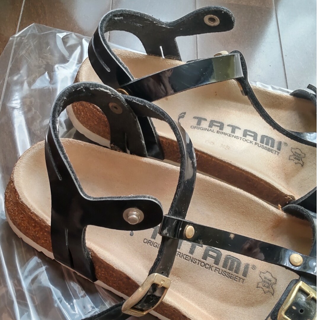 TATAMI(タタミ)の【fufu♪様専用】TATAMI　ビルケンシュトック　サンダル　３７サイズ レディースの靴/シューズ(サンダル)の商品写真
