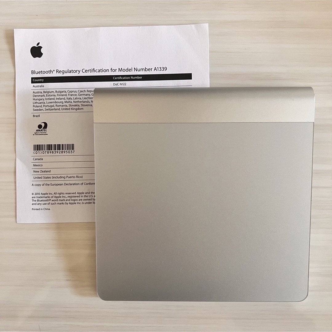 APPLE MAGIC TRACKPAD A1339 動作確認済