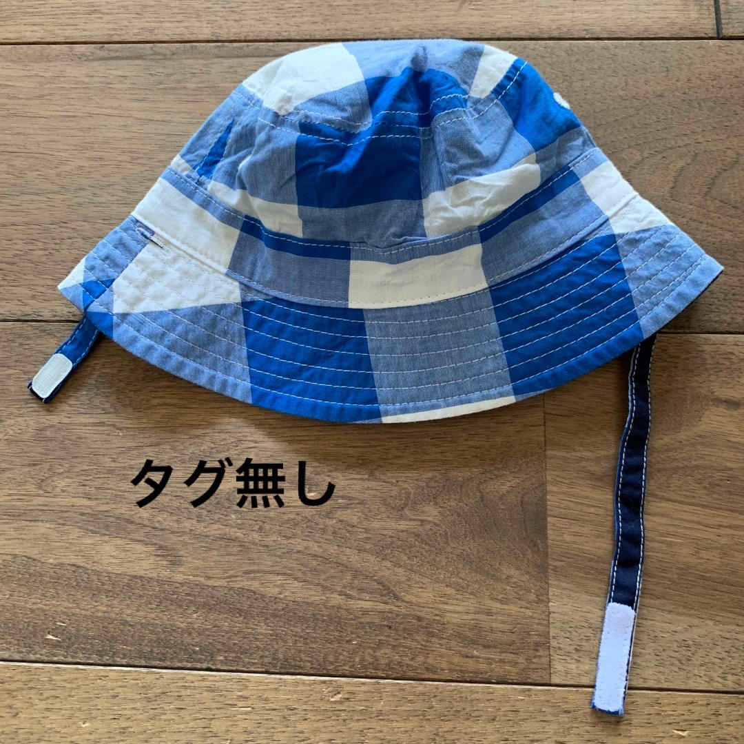 UNIQLO(ユニクロ)の夏用ベビー服　ロンパース　帽子　セット　70センチ キッズ/ベビー/マタニティのベビー服(~85cm)(ロンパース)の商品写真