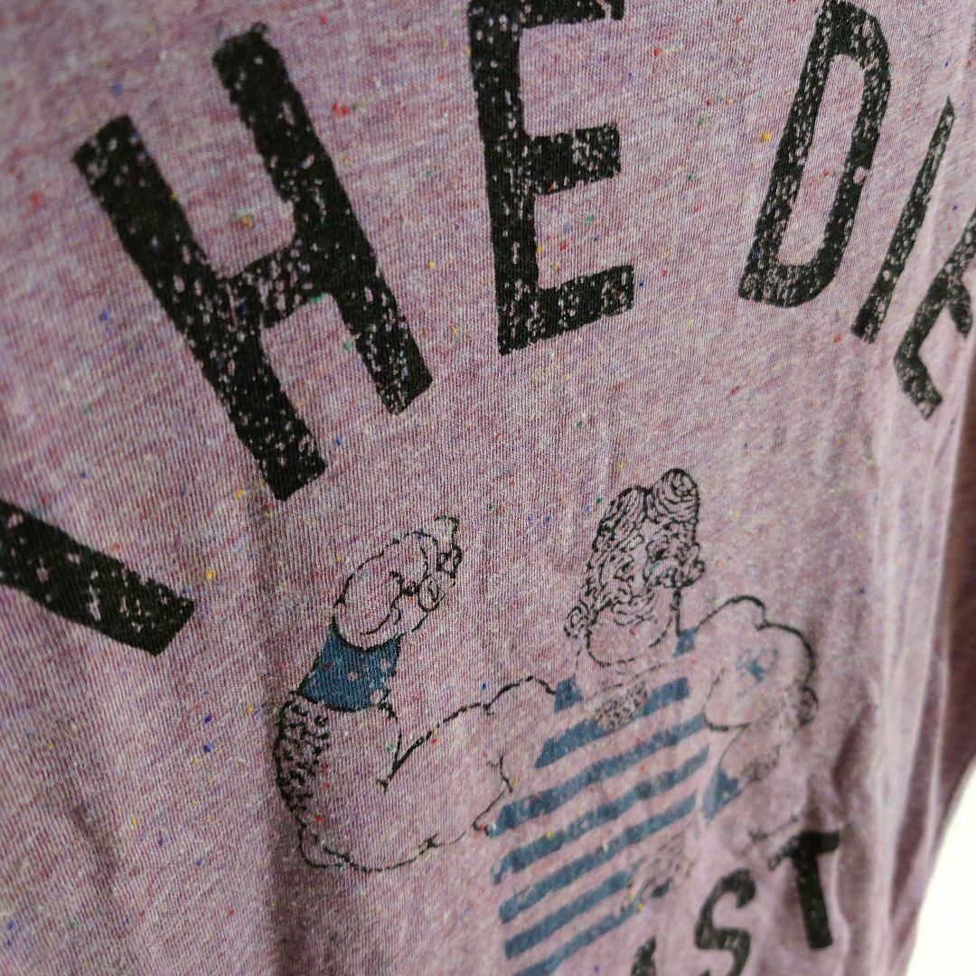 CUBE SUGAR(キューブシュガー)の【キューブシュガー】プリントTシャツ 半袖Tシャツ レディーストップス レディースのトップス(Tシャツ(半袖/袖なし))の商品写真