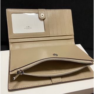 COACH - ギフト⭕️ コーチ 大容量 本革 長財布 スリム おしゃれ