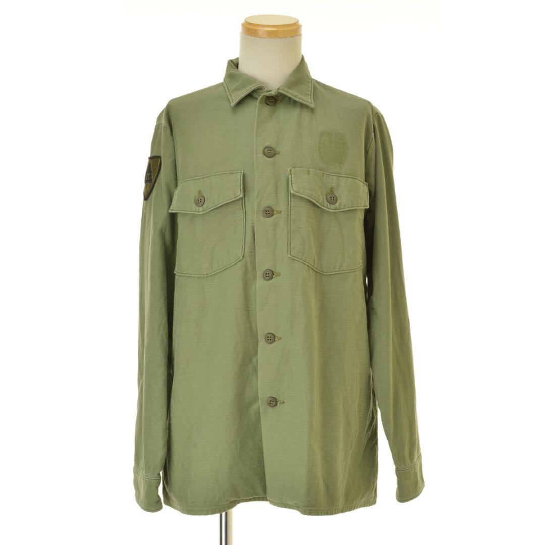 【orslow】ARMY SHIRT バックサテン ユーティリティー長袖シャツ