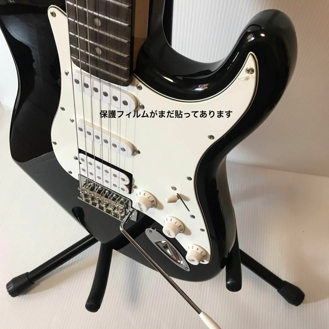 極美品島村楽器バスカーズ　ストラトタイプ　エレキギター　BH1/BK 楽器のギター(エレキギター)の商品写真