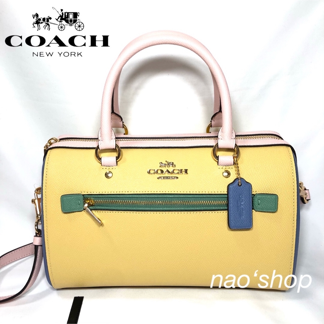 年中無休 【新品】COACH ショルダーバック ローアン サッチェル カラー