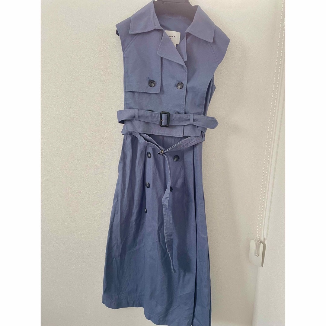 TRENCH LAYERED DRESS 新品