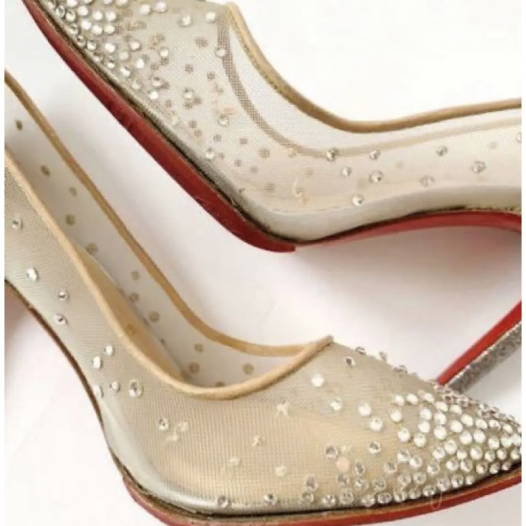 Christian Louboutin(クリスチャンルブタン)のクリスチャンルブタンSWAROVSKI クリスタル35.5 / 22.5cm レディースの靴/シューズ(ハイヒール/パンプス)の商品写真