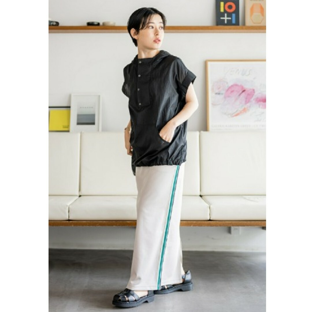 しまむら(シマムラ)のしまむらmegumi コラボ　サイドライン　ナロースカート レディースのスカート(ロングスカート)の商品写真
