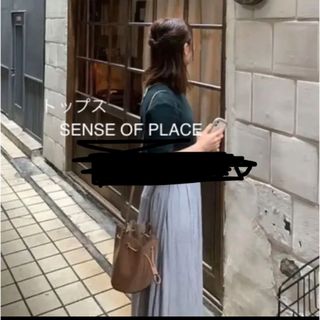 センスオブプレイスバイアーバンリサーチ(SENSE OF PLACE by URBAN RESEARCH)のリブトップス(カットソー(半袖/袖なし))