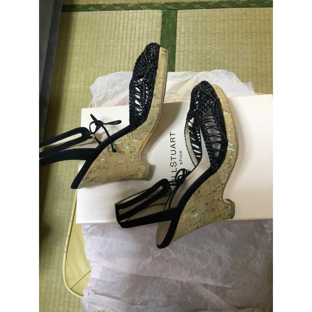 JILLSTUART NEWYORK(ジルスチュアートニューヨーク)の☆ジルスチュアートブラックサンダル レディースの靴/シューズ(サンダル)の商品写真