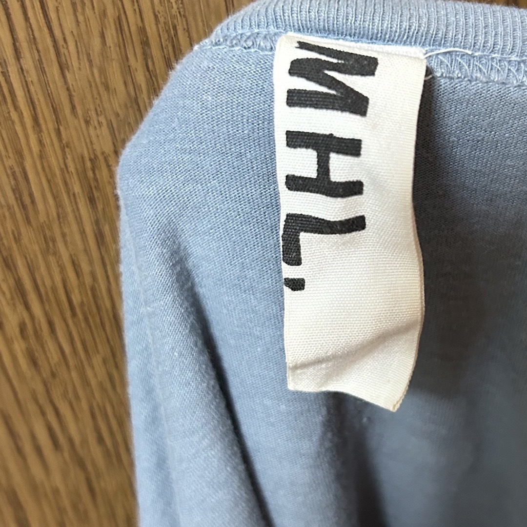 Ron Herman(ロンハーマン)の【中古】ロンハーマン メンズ　Lサイズ　ブルー系　Tシャツ  メンズのトップス(Tシャツ/カットソー(半袖/袖なし))の商品写真