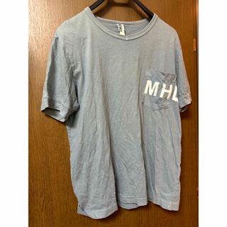 ロンハーマン(Ron Herman)の【中古】ロンハーマン メンズ　Lサイズ　ブルー系　Tシャツ (Tシャツ/カットソー(半袖/袖なし))