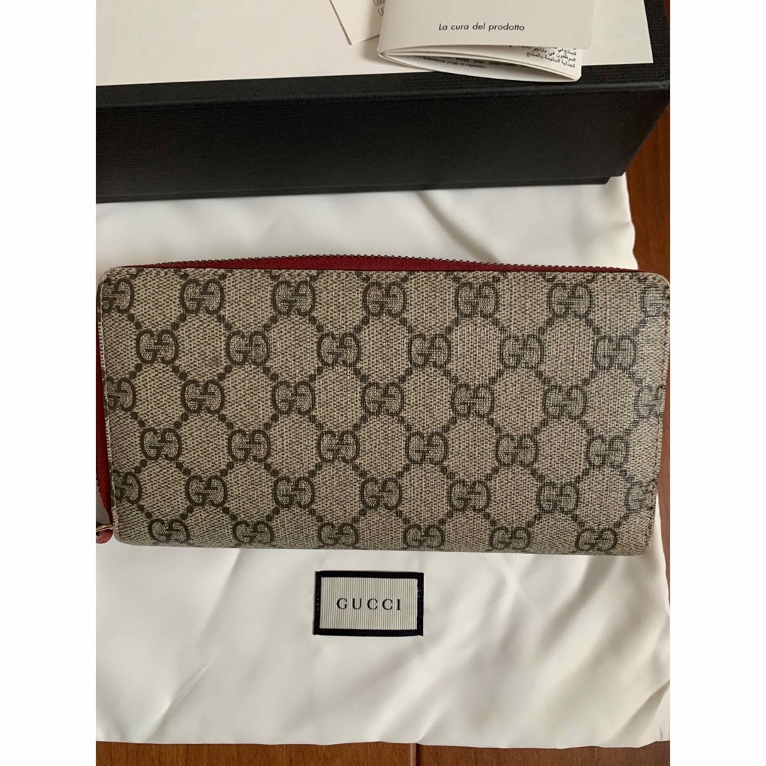 Gucci - 付属品あり グッチ 長財布 さくらんぼ PVCレザー GGスプリーム ...