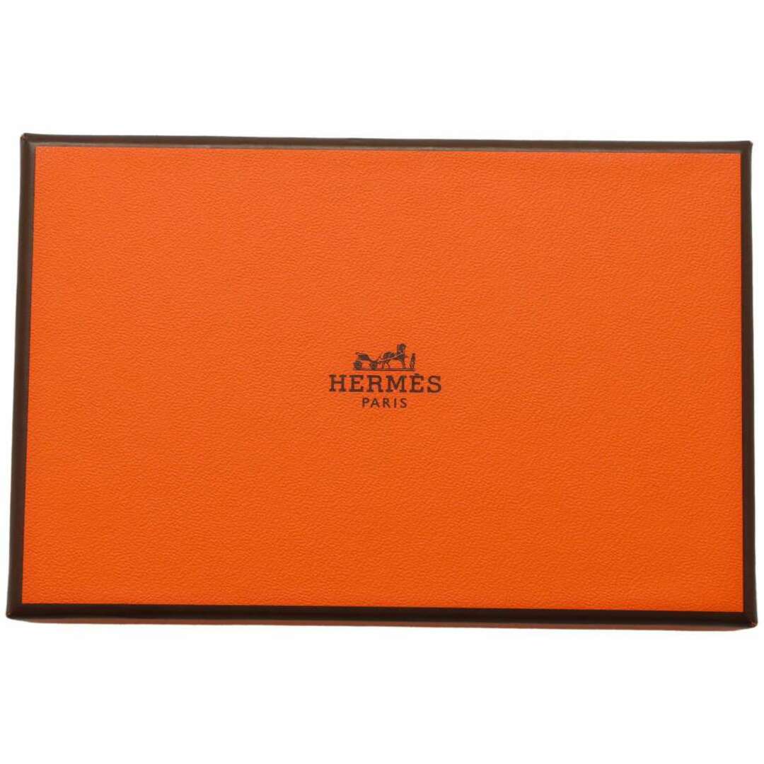 エルメス コインケース カルヴィ デュオ ヴェルソ ヴェールフィズ/ミント/シルバー金具 シェブルミゾル B刻印