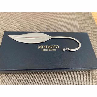 ミキモト(MIKIMOTO)の新品未使用　ミキモト　パール付　シルバー　ブックマーク　しおりMIKIMOTO (しおり/ステッカー)