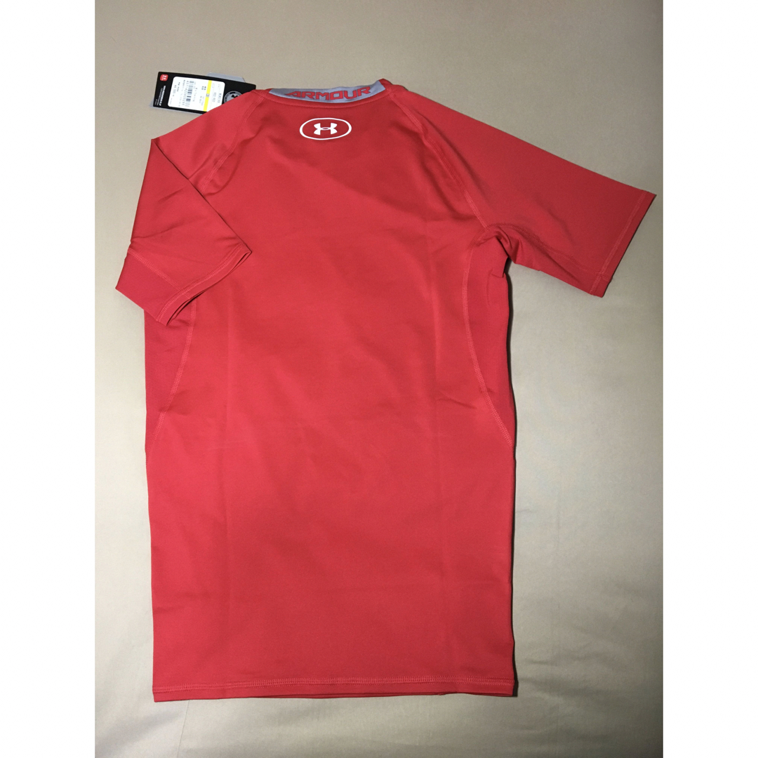 UNDER ARMOUR(アンダーアーマー)のアンダーアーマー メンズ コンプレッション トップス 赤 メンズのトップス(Tシャツ/カットソー(半袖/袖なし))の商品写真
