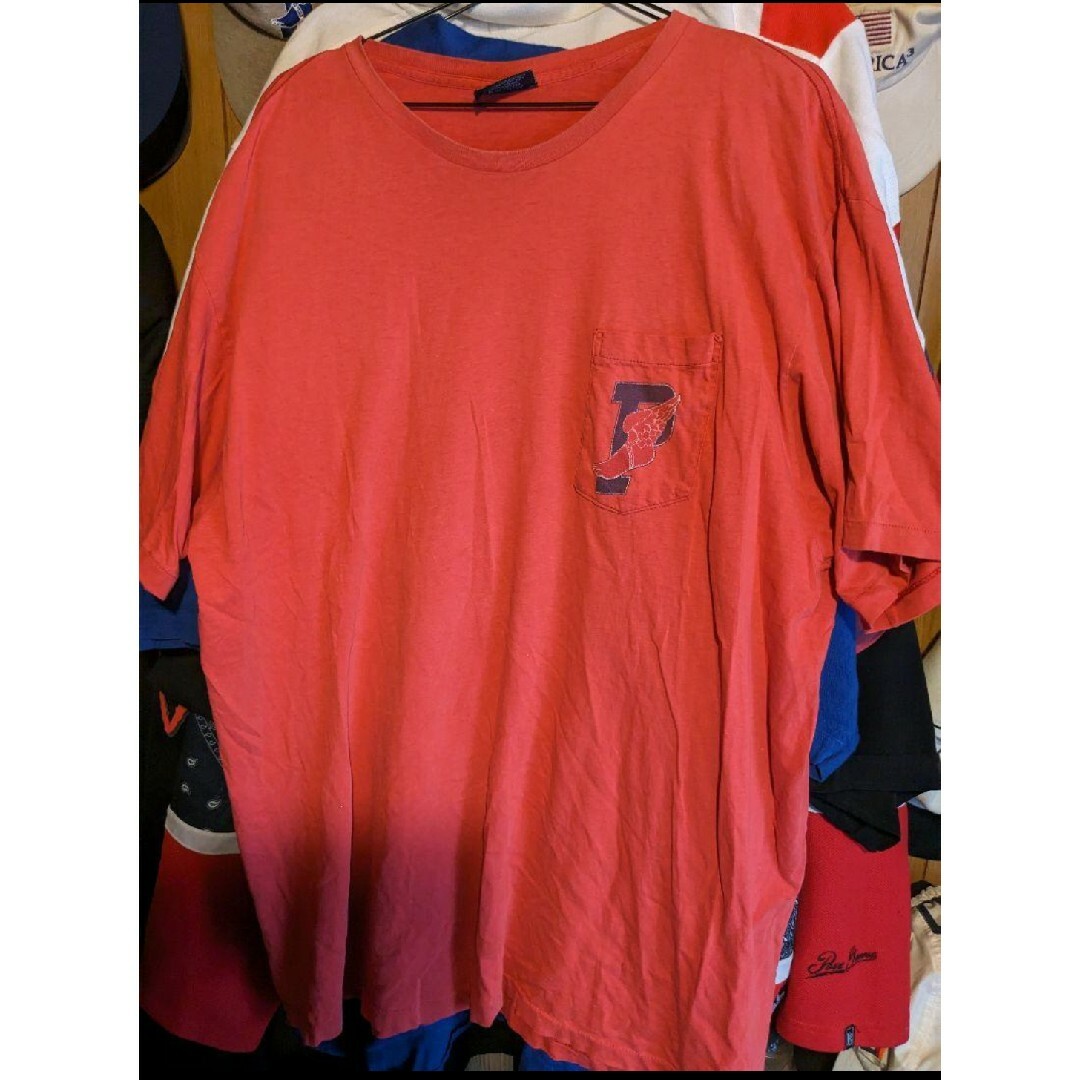 レアオリジナルusa製poloラルフローレンpwing1992tシャツ