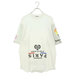 バレンシアガ(Balenciaga)のバレンシアガ  22AW  698811  TMVC9 再構築ダメージ加工アップサイドダウンTシャツ メンズ 2(Tシャツ/カットソー(半袖/袖なし))