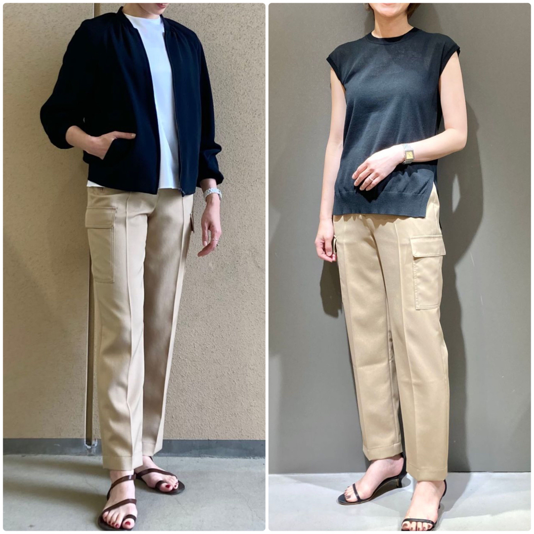 Theory luxe - theory luxe 綺麗めカーゴパンツ ワークパンツ 紺 Theory luxe - theory luxe 綺麗めカーゴパンツ ワークパンツ 紺