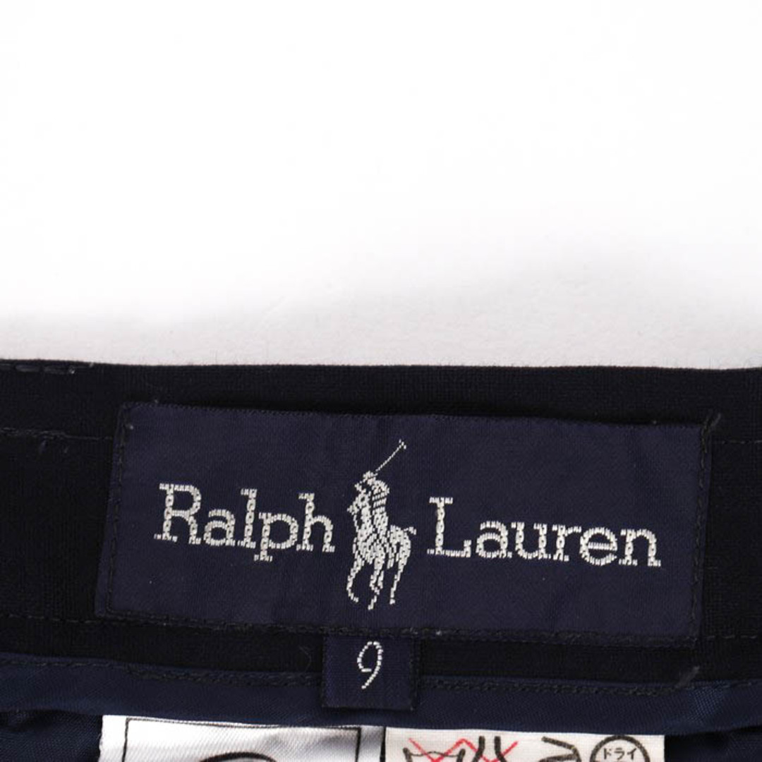 Ralph Lauren(ラルフローレン)のラルフローレン Aラインスカート 無地 ウール100％ ボトムス レディース 9サイズ ネイビー RALPH LAUREN レディースのスカート(その他)の商品写真