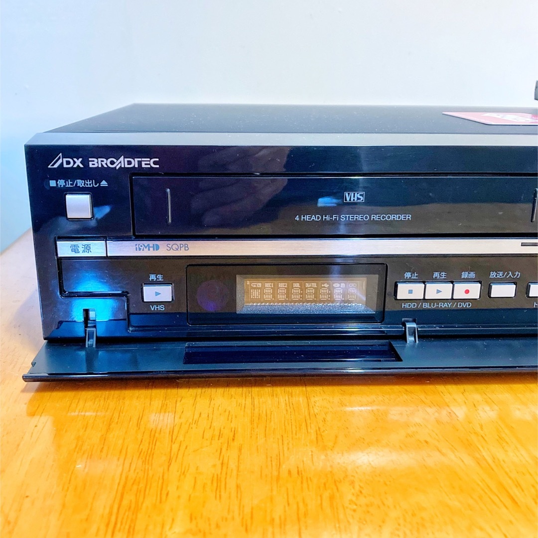 DXアンテナ DVR-120V シルバー 動作品 一体型DVD/ビデオデッキ-