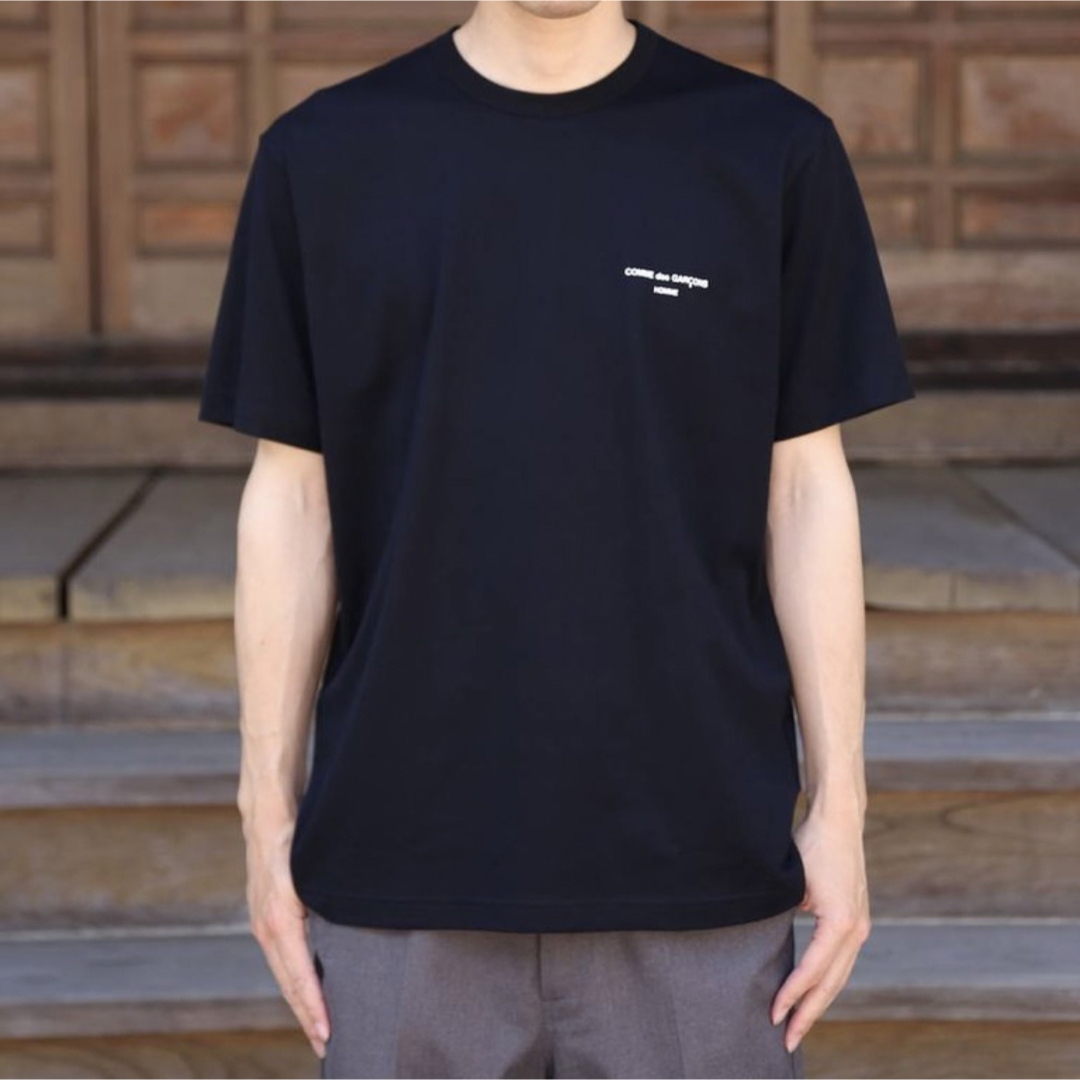 【美品】COMME desGARCONS　コムデギャルソン　半袖Tシャツ　黒　L