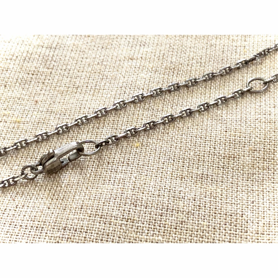 正規品/希少 GUCCI/グッチ デザインチェーン ネックレス シルバー925