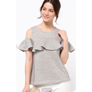 ローズバッド(ROSE BUD)の最終値下げ！ROSE BUD RUFFLE SLV-LESS TOP(Tシャツ(半袖/袖なし))